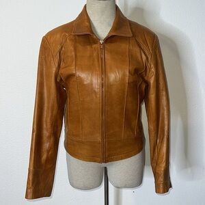 Wilson’s Vintage 70’s Carmel Soft Leather Jacket with Great Patina